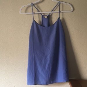 Jcrew, cami blouse. Periwinkle size 2.